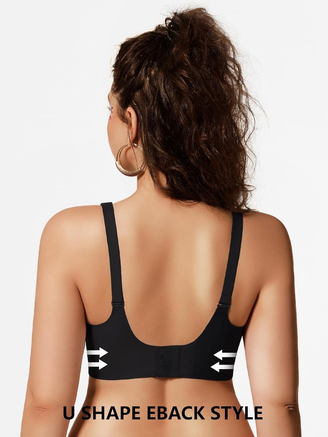 COCOMARTS Jelly Bras for Women No Underwire Scalloped Push Up Wireless Bralettes Seamless Soft Comfort Everyday Tshirt Bra - Image 3