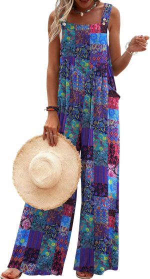 Ekouaer Women’s Casual Overal...