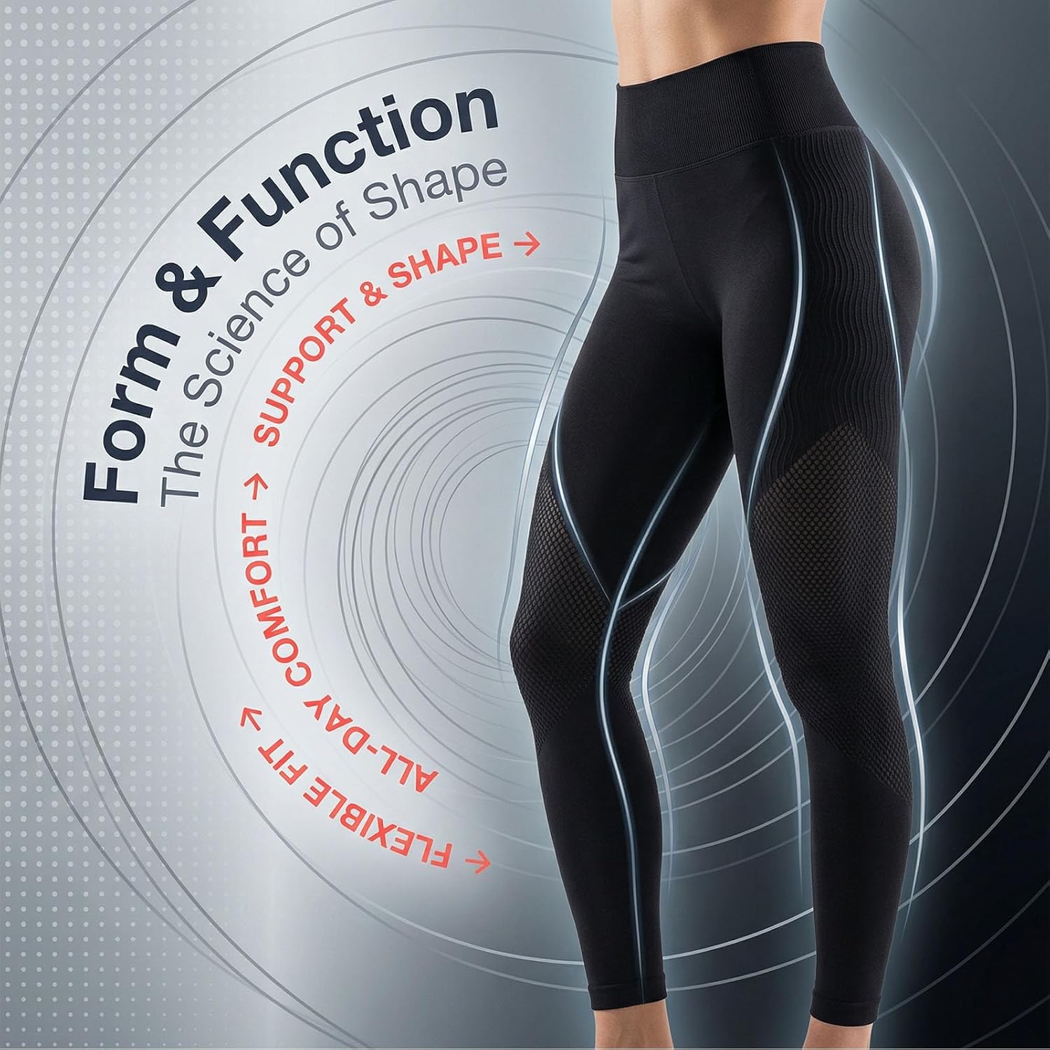 2026 Upgrade 3D Metabolic Booster Leggings,High Waist 3D Anti Cellulite Leggings for Women,for Workout,Yoga & Daily Wear - Image 5