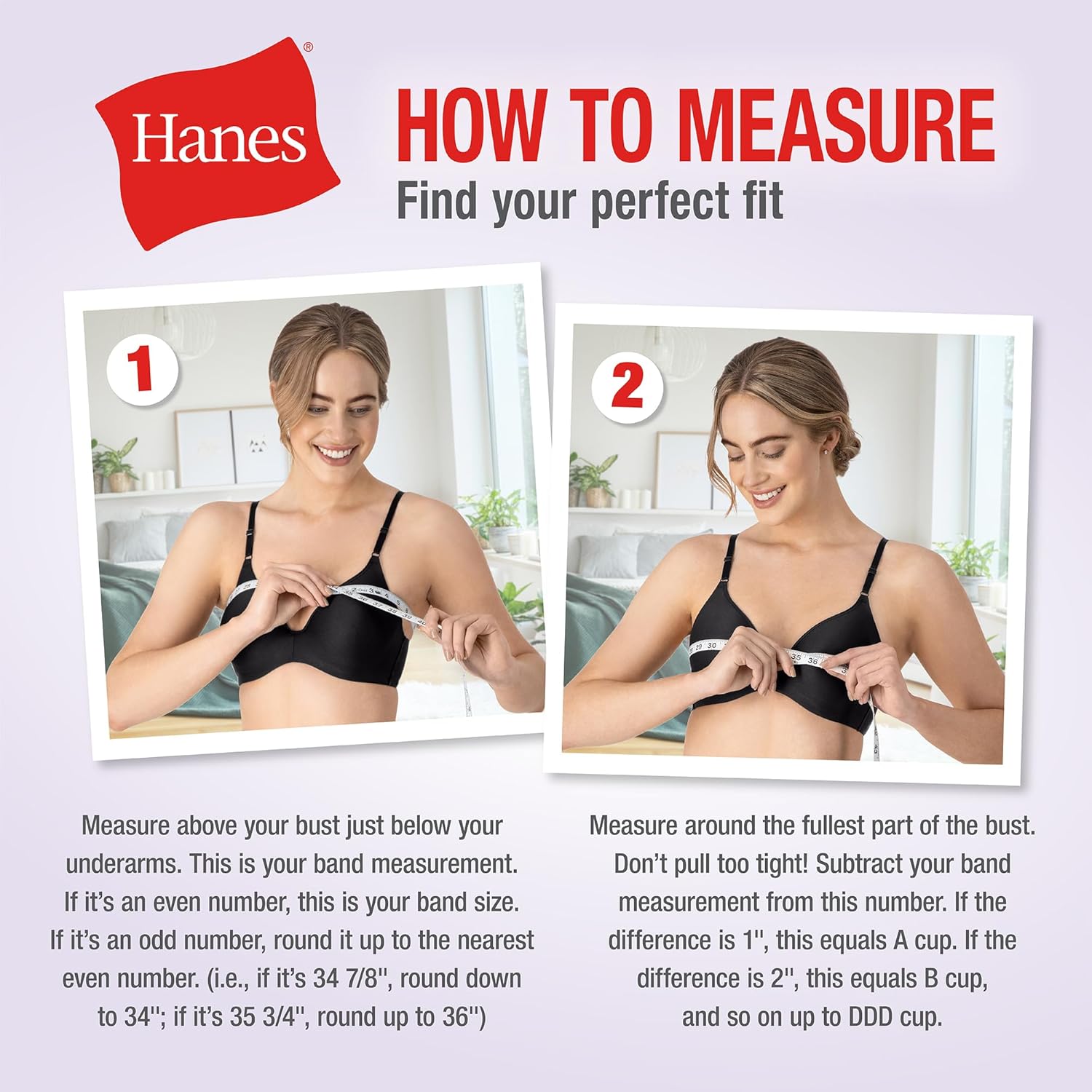Hanes Women's String Bralette Pack, 3-Pack, Cotton Sports Bralette Bras for Women, Solid or Assorted Wireless Bras - Image 4