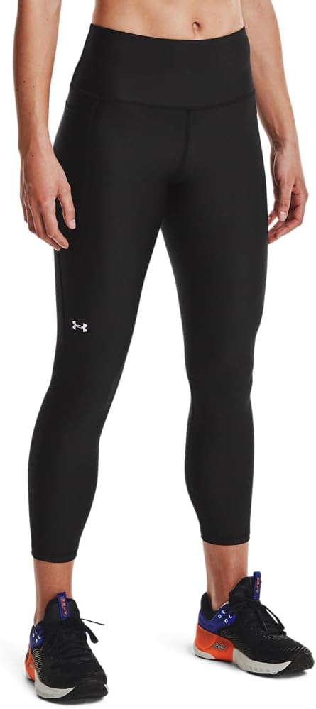Under Armour Women's HeatGear Armour High Waisted Ankle No-Slip Leggings