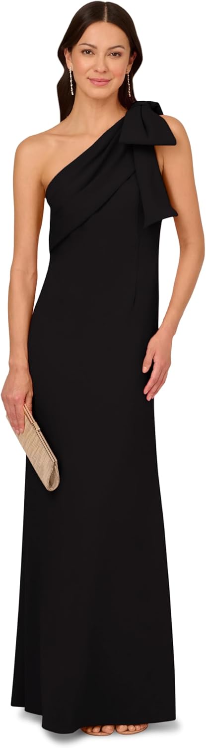 Adrianna Papell Women's Stretch Crepe Long Dress - Image 4