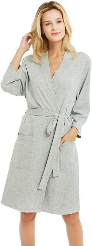 U2SKIIN Womens Robes, 100% Cotton L...