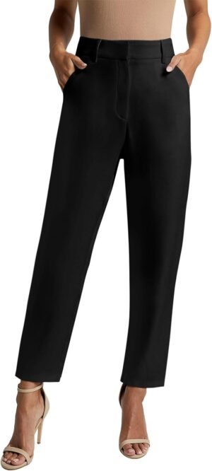 NIMIN Women High Waisted Dress Work...