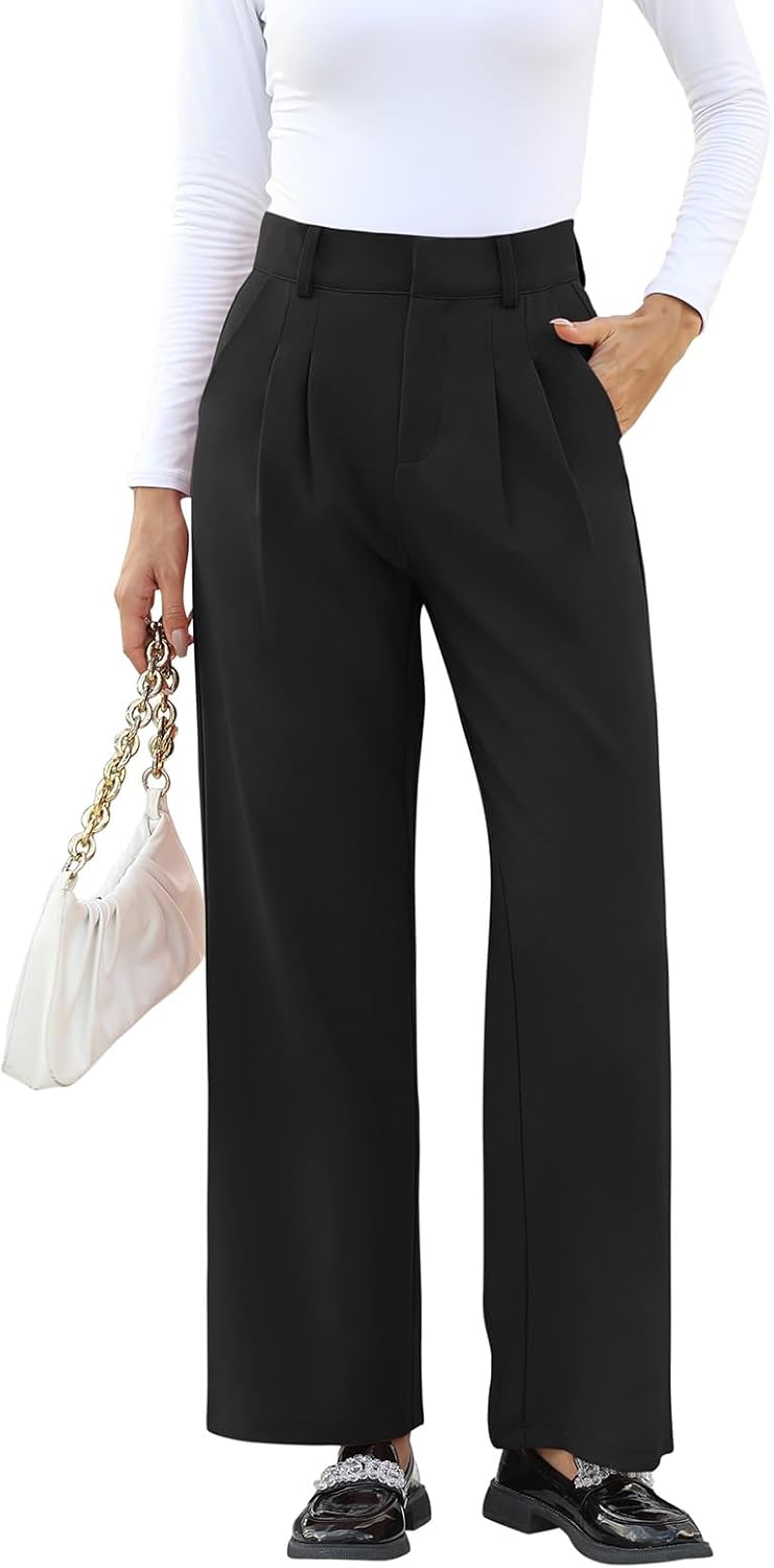 NIMIN High Waisted Work Pants for Women Business Casual Outfits 2026 Office Dress Pants Trousers with Pockets - Image 4