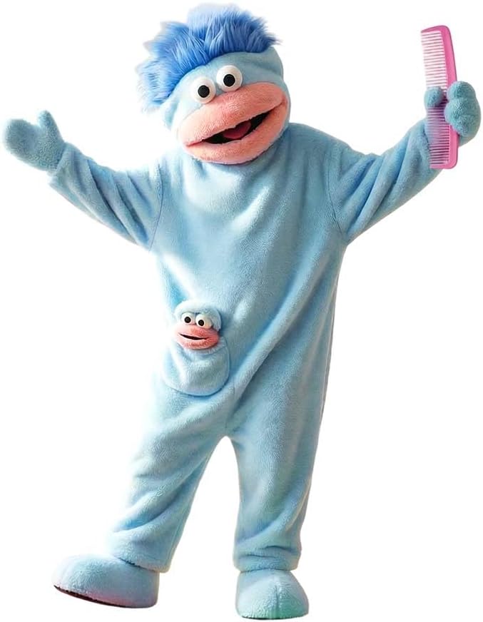 Silly Onesie, Funny Green Monster Hooded Fleece Onesie Pajamas, Big Mouth Monster Cozy Onesie Pajamas Adult