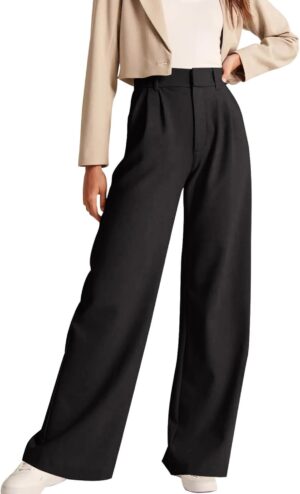 NIMIN High Waisted Work Pants for W...
