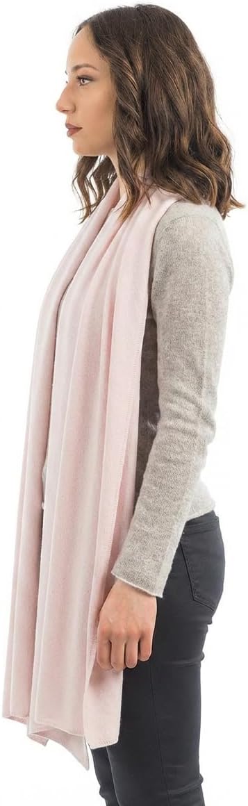 Dalle Piane Cashmere Women's Wool Cashmere Blend Stole - Soft Italian Shawl Wrap for Wedding and Evening - Made in Italy - Image 4