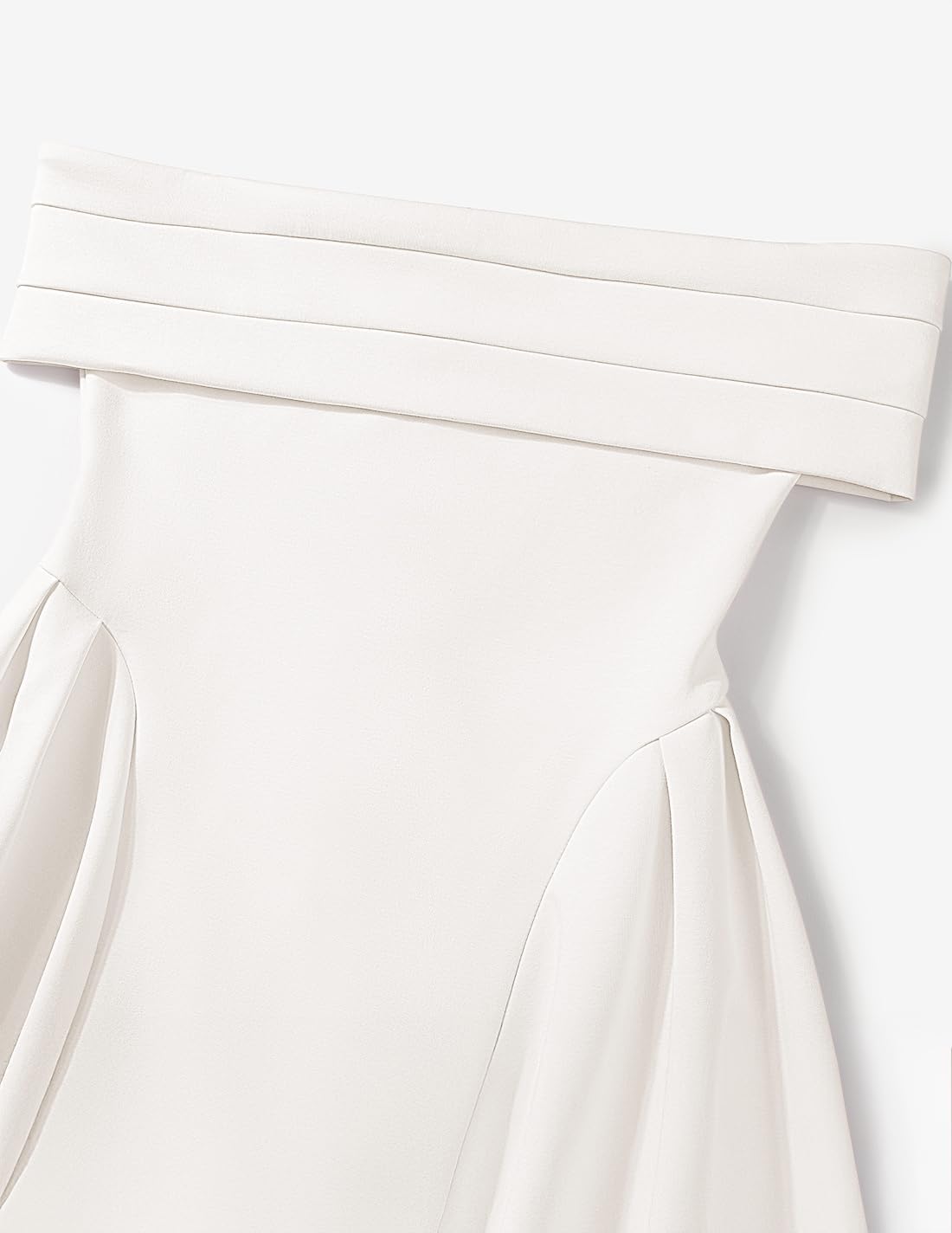 ZESICA Summer 2026 Cocktail Dresses for Women's Off Shoulder Short Sleeve Swing A Line Wedding Evening Party Midi Dress - Image 7