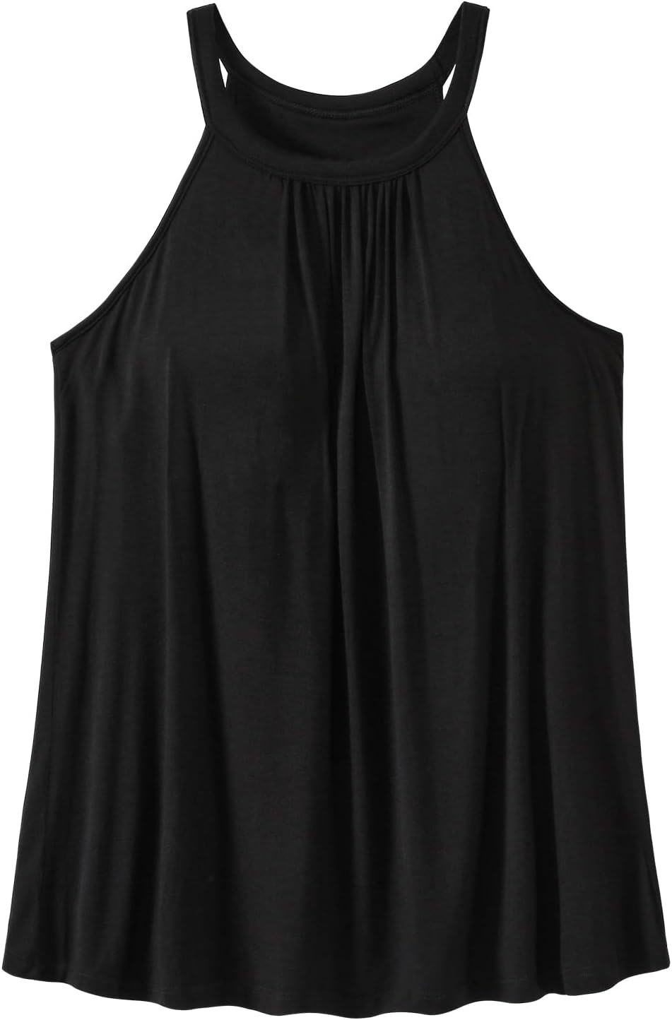 Orrpally Women Tank Tops Built in Bra Halter Tank Top Flowy Sleevless Padded Tank Top