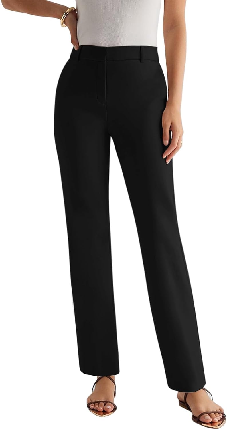 NIMIN Women High Waisted Dress Work Ankle Pants 26"/28"/30" Inseam Office Business Casual Trousers with Pockets 2026 - Image 4