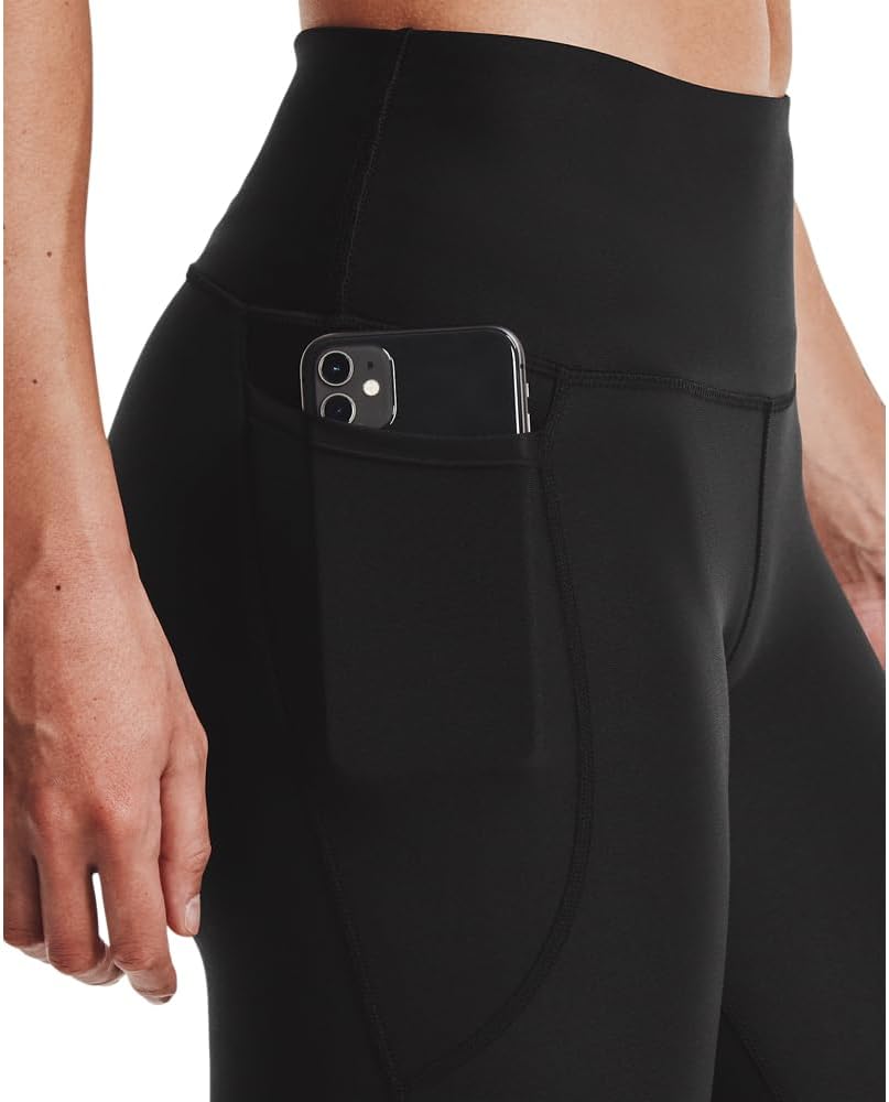 Under Armour Women's HeatGear Armour High Waisted Ankle No-Slip Leggings - Image 5