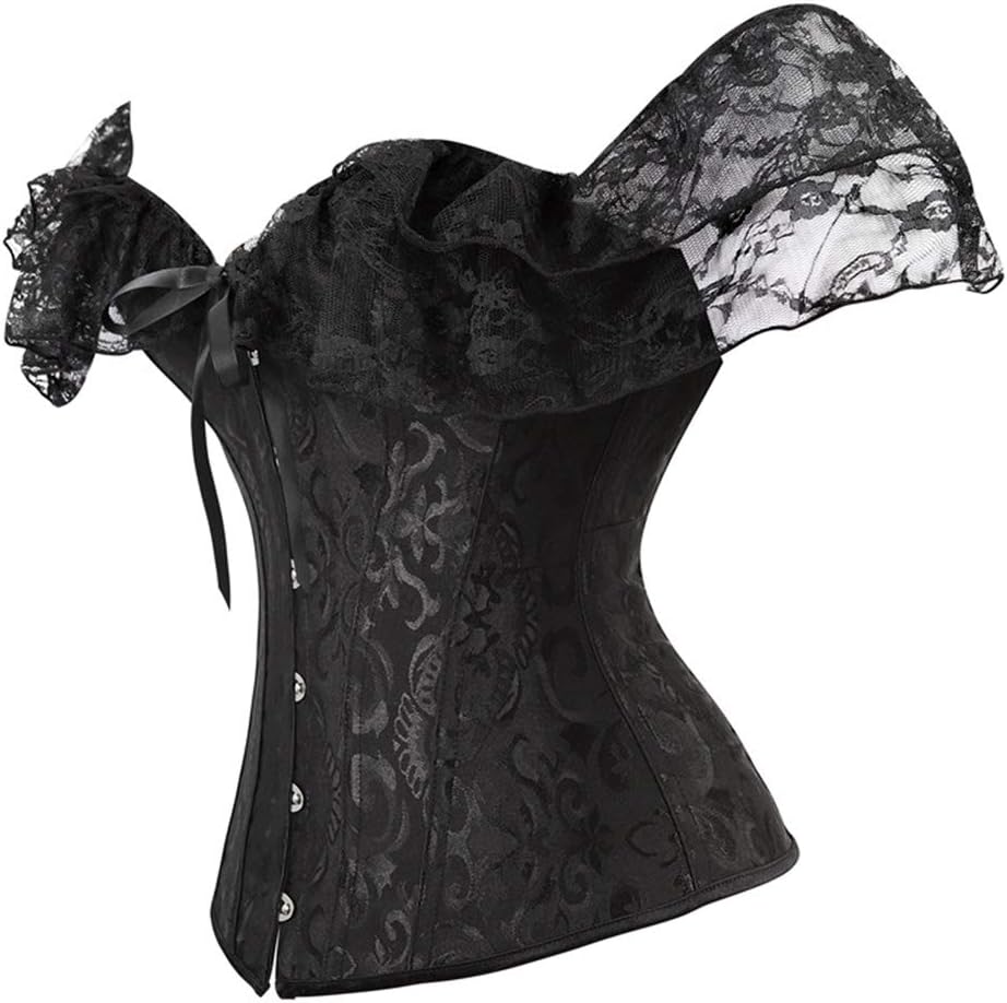 Corset Top for Women Renaissance Steampunk Bustier Top Sexy Lace Up Corset Top Festival Pirate Halloween Costume - Image 2