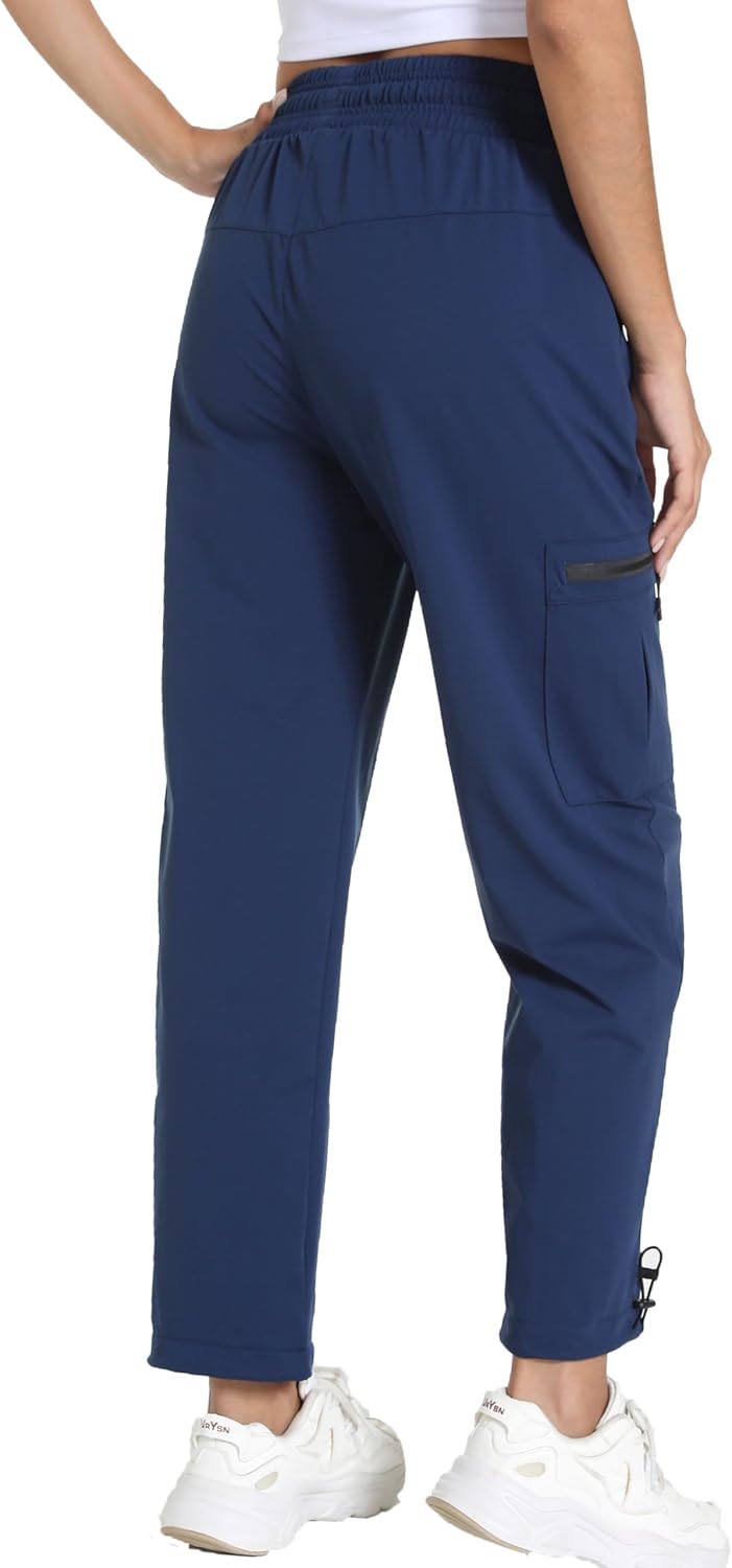 Quick Dry Women's Cargo Pants with Pockets Lightweight Hiking Joggers for Workout Athletic Casual Outdoor Camping - Image 6