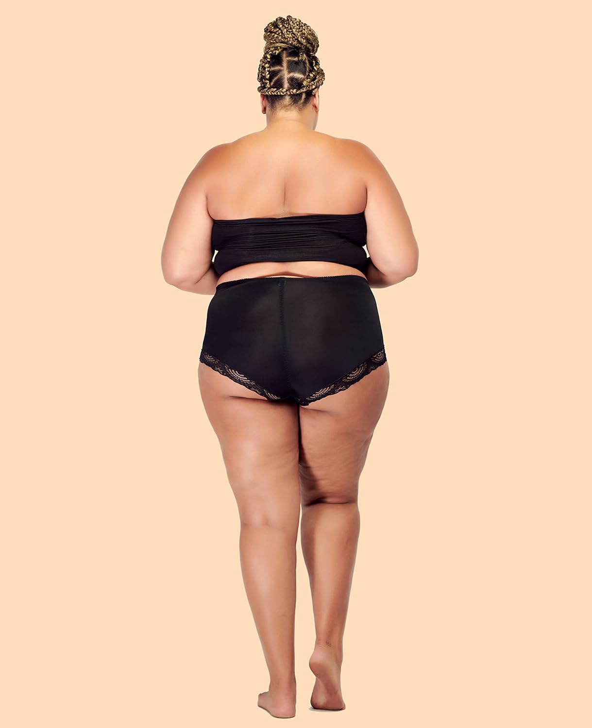 Barbra Lingerie Womens Briefs Underwear Tummy Control Panties S-Plus Size 4 Pack Girdle Panty - Image 6
