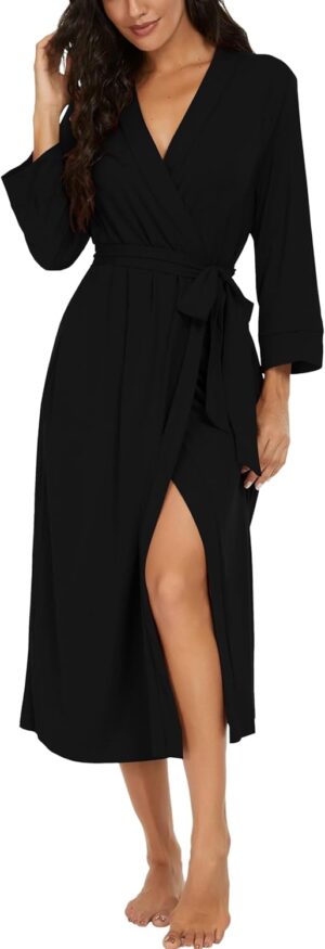 VINTATRE Women Kimono Robes Long Kn...