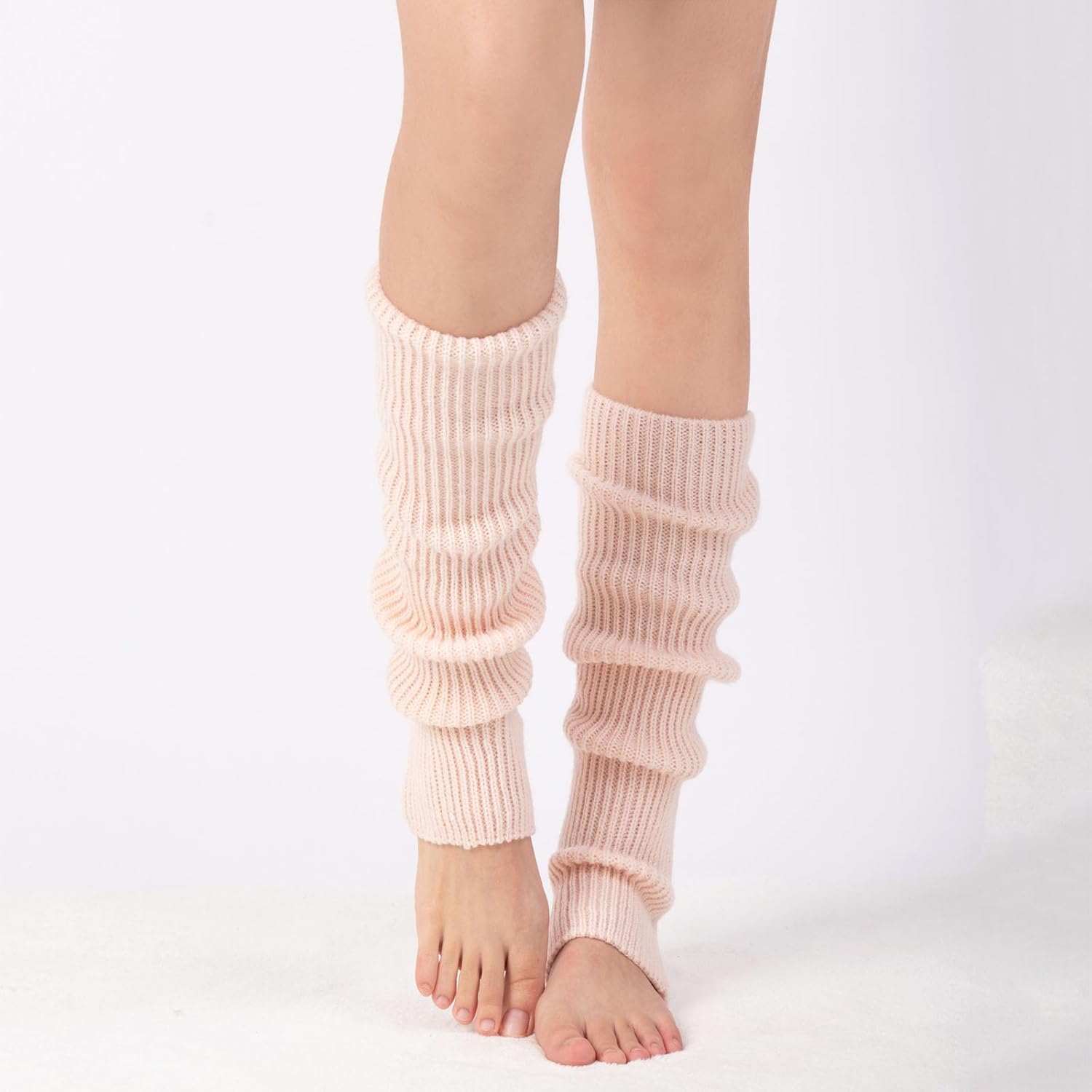 Women Ballet Leg warmers Knitted Stirrup Leg Warmers for women Winter Extra Soft long legwarmers for Yoga Dance - Image 7