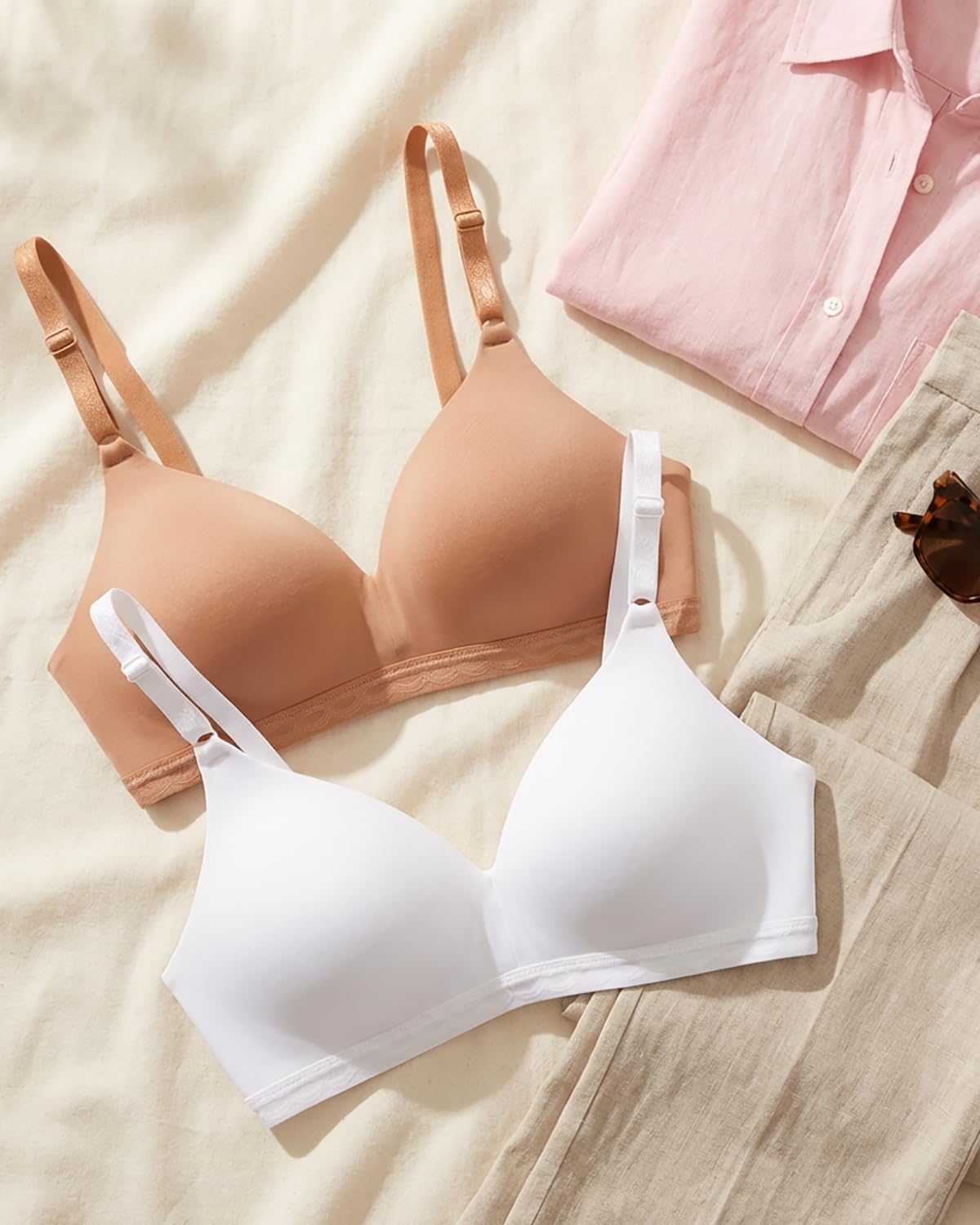 Warner's Womens Women's Cloud 9® Super Soft Wireless Lightly Lined Comfort Bra 1269 - Image 6