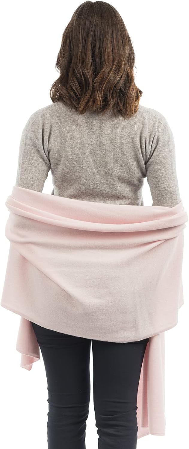 Dalle Piane Cashmere Women's Wool Cashmere Blend Stole - Soft Italian Shawl Wrap for Wedding and Evening - Made in Italy - Image 5