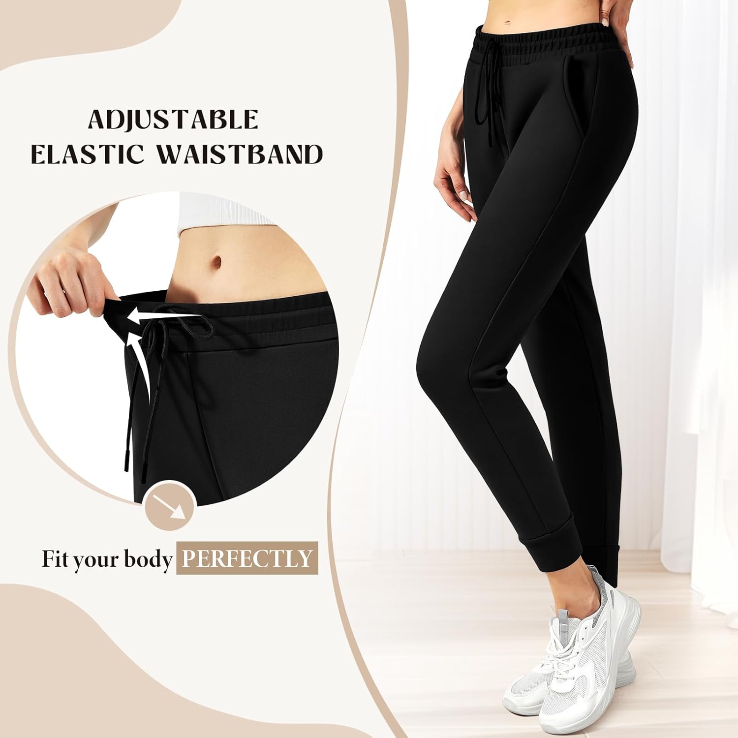 Stanpetix Womens Sweatpants with Pockets - Joggers for Women Sport Pants Trousers for Women - Image 3