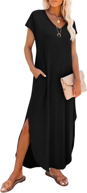RUMIA Summer Casual Maxi Dresses fo...