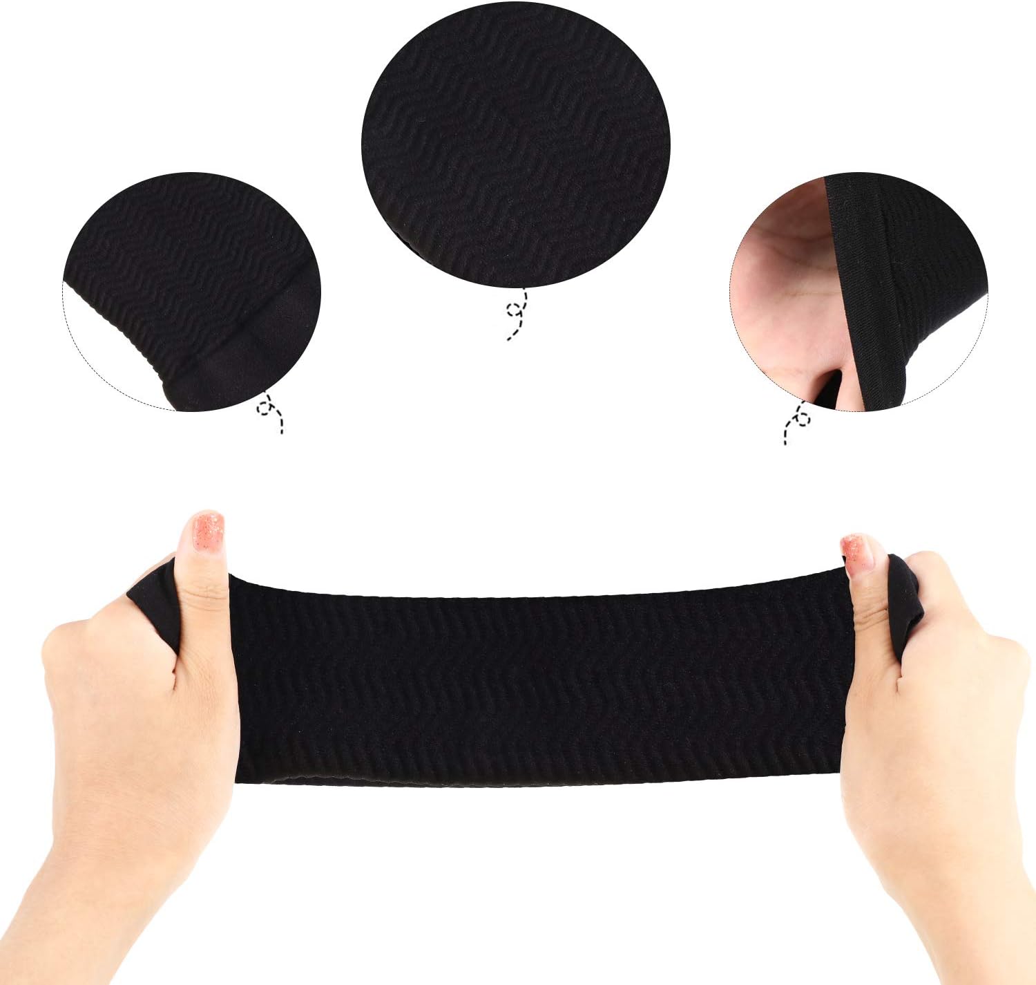 WILLBOND 4 Pairs Slimming Arm Shaper Sleeve for Women Men Upper Flabby Arm Sleeve for Slimming Sun Protection Tattoo Cover up - Image 4