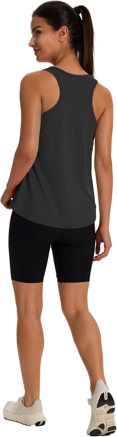 WIHOLL Women's Workout Tank Tops Sleeveless Athletic Racerback for Gym Yoga Running - Summer Fitness Tops Scoop Neck (S-XXL) - Image 4