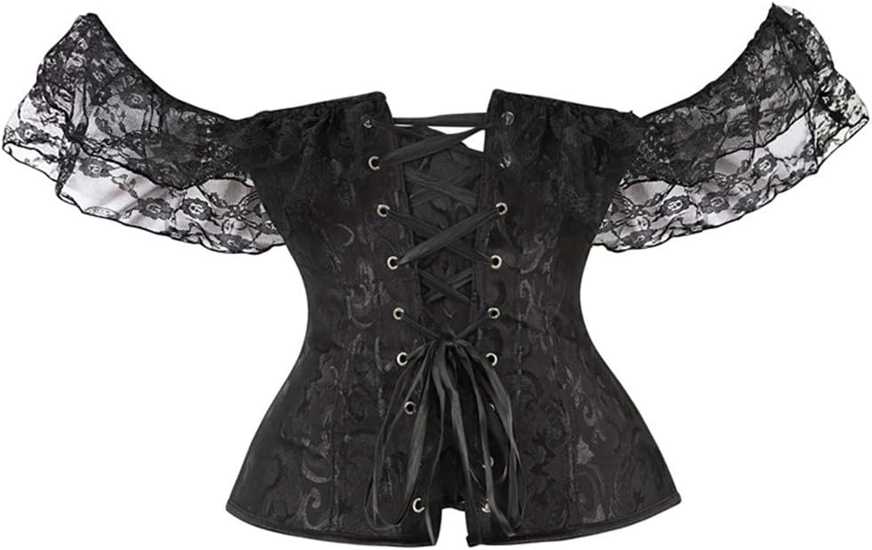 Corset Top for Women Renaissance Steampunk Bustier Top Sexy Lace Up Corset Top Festival Pirate Halloween Costume - Image 3