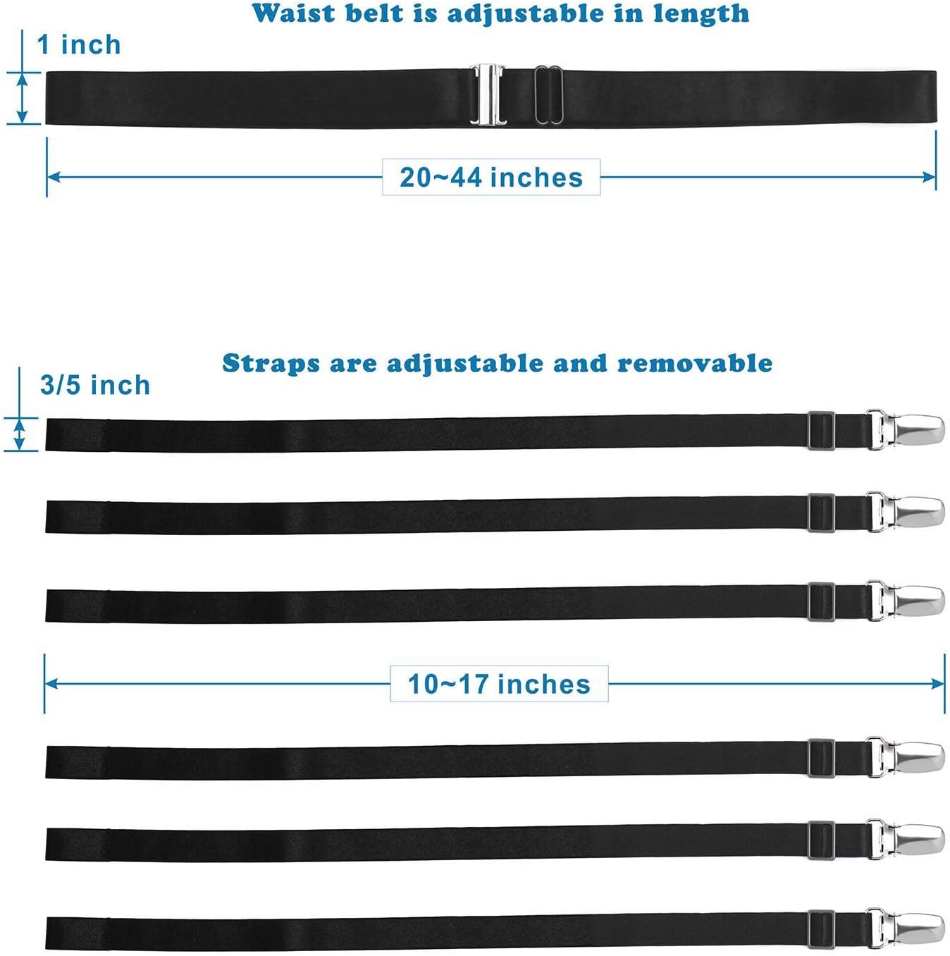 GARGALA Garter belt for Women Simplicity Sexy Socks Suspender for Thigh High Stockings with 4/6 Metal Clips - Image 6