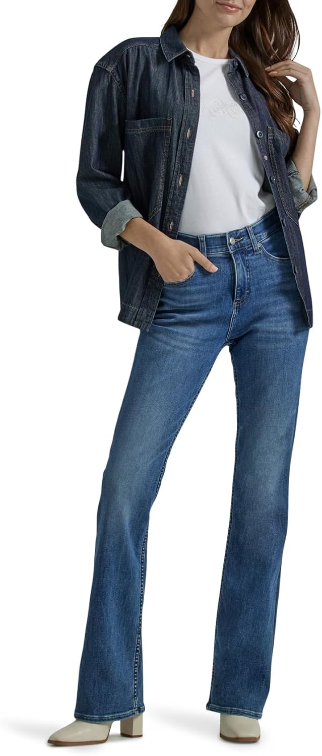 Lee Women's Ultra Lux Comfort with Flex Motion Bootcut Jean - Image 4