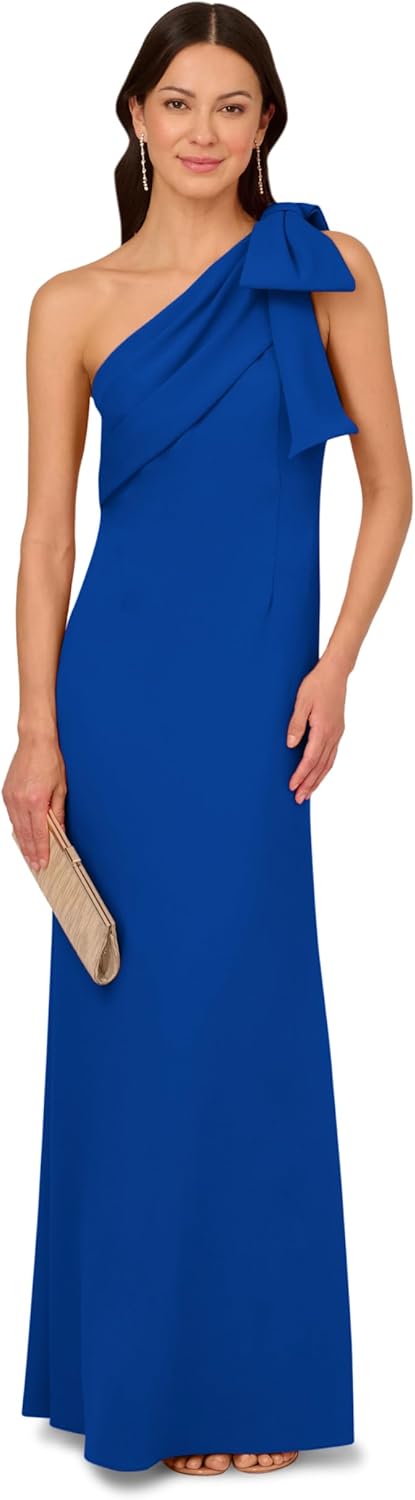 Adrianna Papell Women's Stretch Crepe Long Dress - Image 4