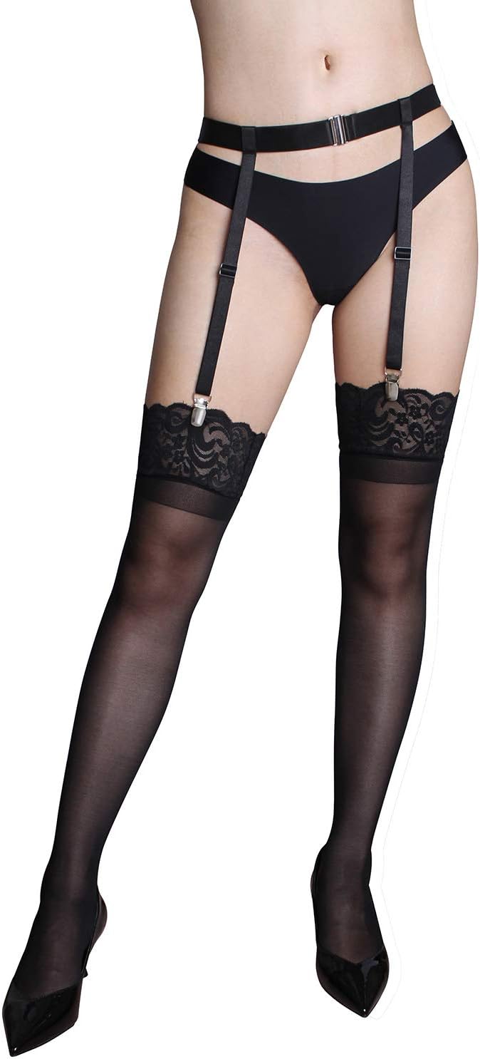 GARGALA Garter belt for Women Simplicity Sexy Socks Suspender for Thigh High Stockings with 4/6 Metal Clips - Image 4