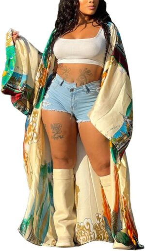 cu4eve Summer Cardigan For Women Li...