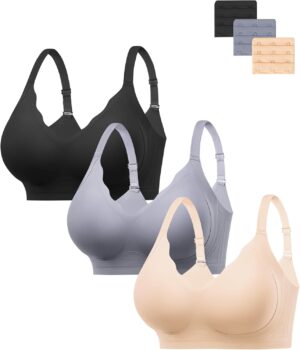 HBselect Jelly Bras for Women No Un...