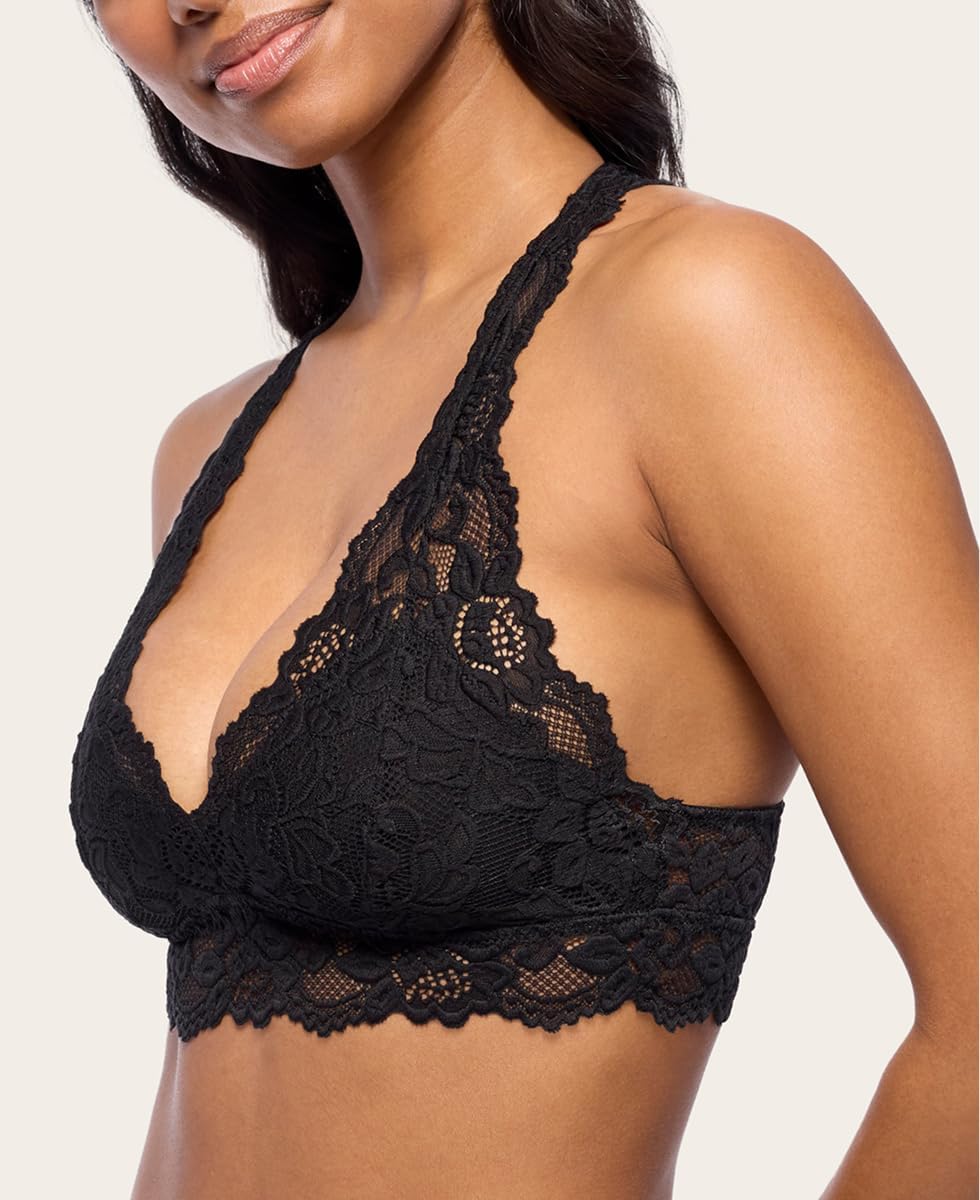 Mia Lace Bralette for Women, Unpadded and Unlined Wireless Bra, Perfect Racerback Everyday Lingerie - Image 3
