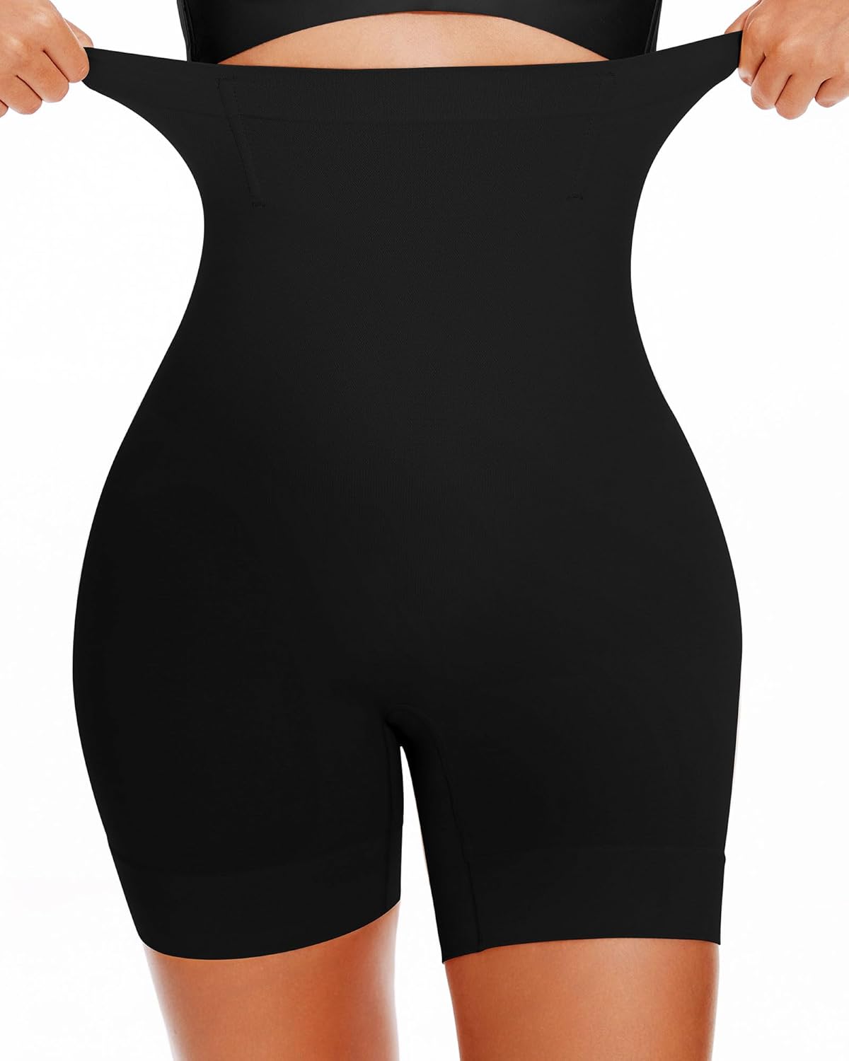BESTENA Shapewear Shorts, High Waisted Shapewear for Women Tummy Control, Seamless Body Shaper Shorts Thigh Slimmer