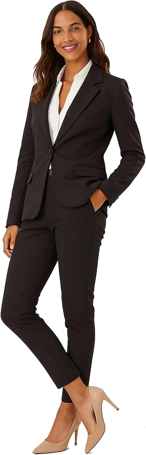 Marycrafts Women’s Two Piece Suits – Business Blazer Pant Suit Set, Professional Work Outfit for Office - Image 3
