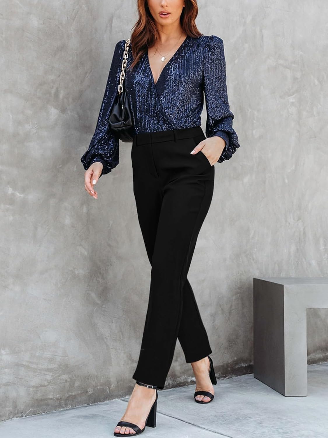 NIMIN Women High Waisted Dress Work Ankle Pants 26"/28"/30" Inseam Office Business Casual Trousers with Pockets 2026 - Image 6