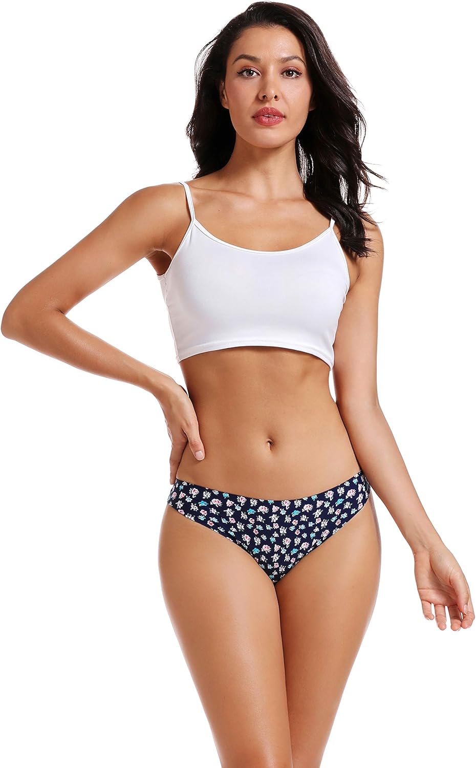 voenxe Seamless Women Underwear Thongs,No Show Ladies Thong,No Line Workout Breathable Comfortable Panties,Soft Undies,5-Pack - Image 6