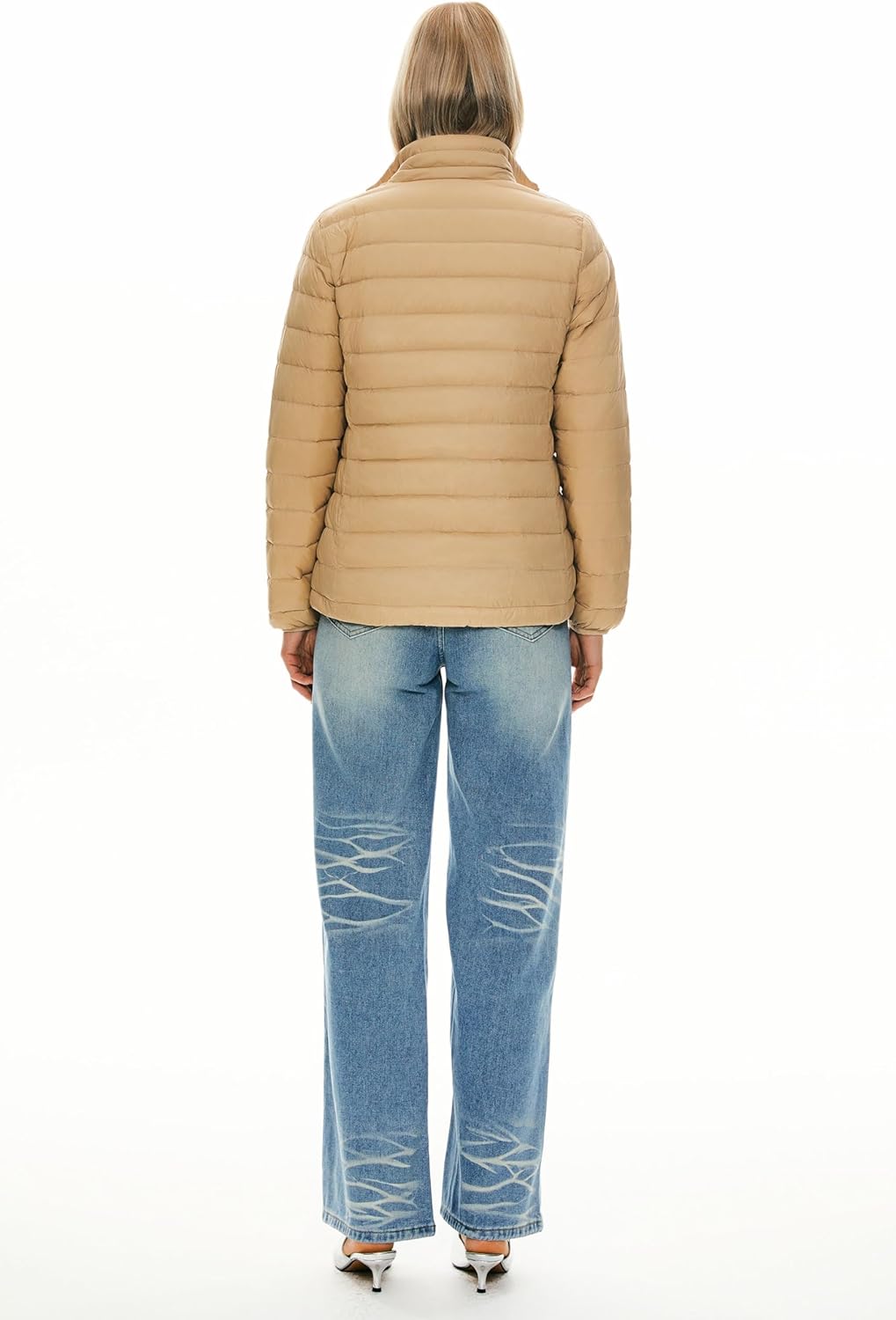 Orolay Women's Lightweight Packable Down Jacket Quilted Puffer Coat with Stand Collar - Image 2