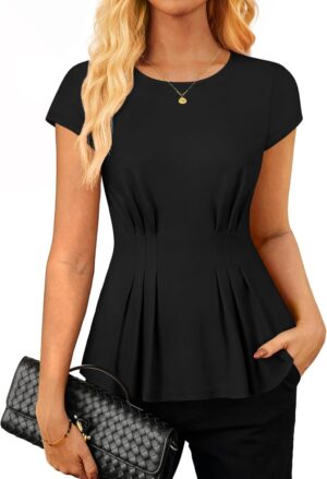 GRACE KARIN Womens Peplum Tops Dres...
