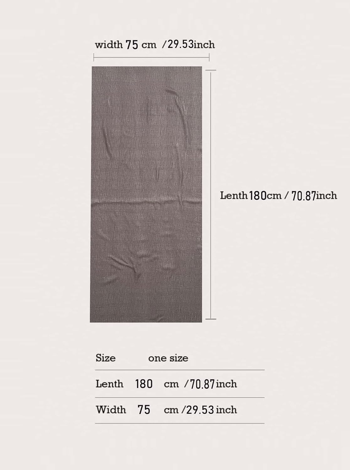 Lightweight Cotton Linen Feel Scarf Shawl Wrap Hijab for Women, Travel Fall Winter Gift - Image 9