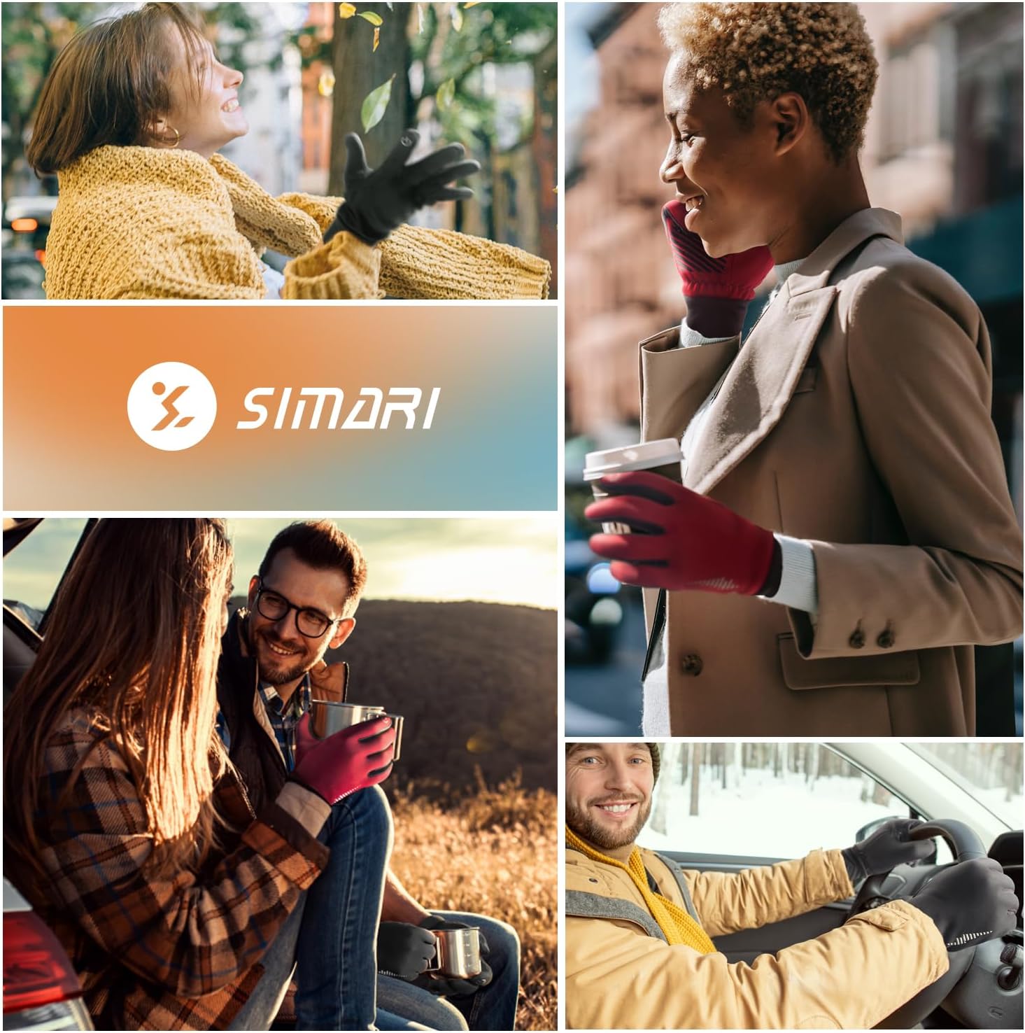 SIMARI Winter Gloves Women Men Ski Snow Gloves Liner Thermal Warm Touch Screen, Suit for Running, Cycling, Biking, Hiking, Driving, Walking, Typing, Freezer Work, Sports, Soccer, Gaming 102 - Image 7