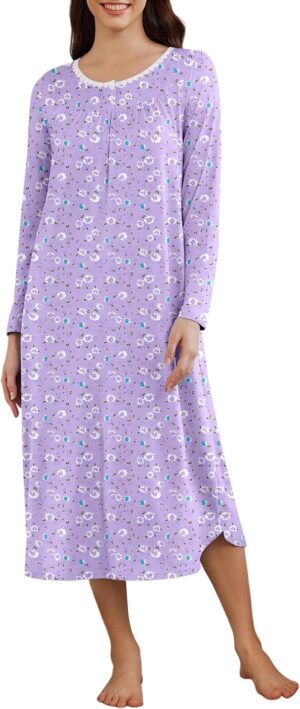 Ekouaer Women’s Long Sleeve N...