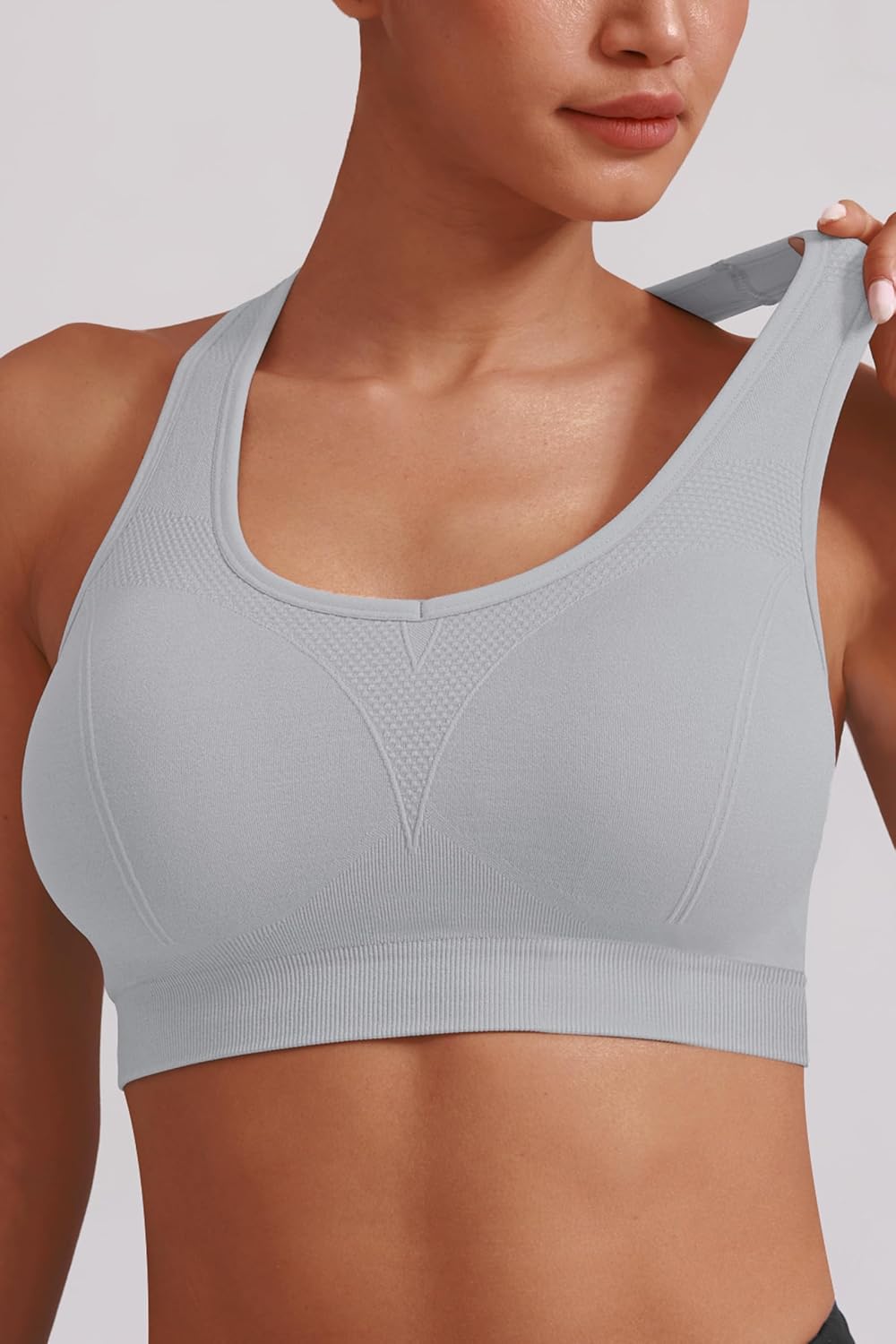 MIRITY Women Racerback Sports Bras - High Impact Workout Gym Activewear Bra - Image 6