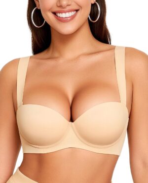 Upushall Push Up Padded Bra Add 1 C...