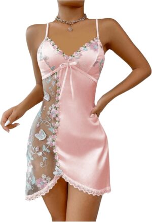 RoseSeek Women’s Mesh Floral ...