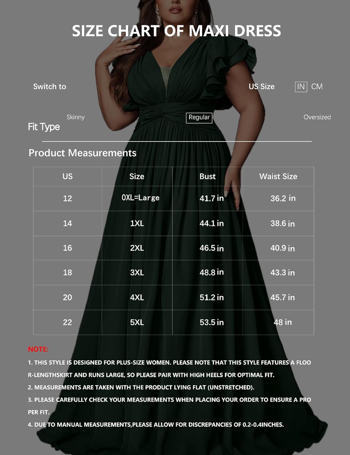 Women's Plus Size Bridesmaid Dresses Chiffon Wedding Guest Summer Maxi Dress Elegant Prom Evening Party Cocktail Gown - Image 6