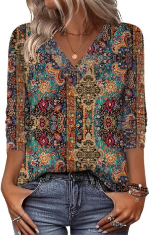 Zeagoo Women Long Sleeve Tops Dress...
