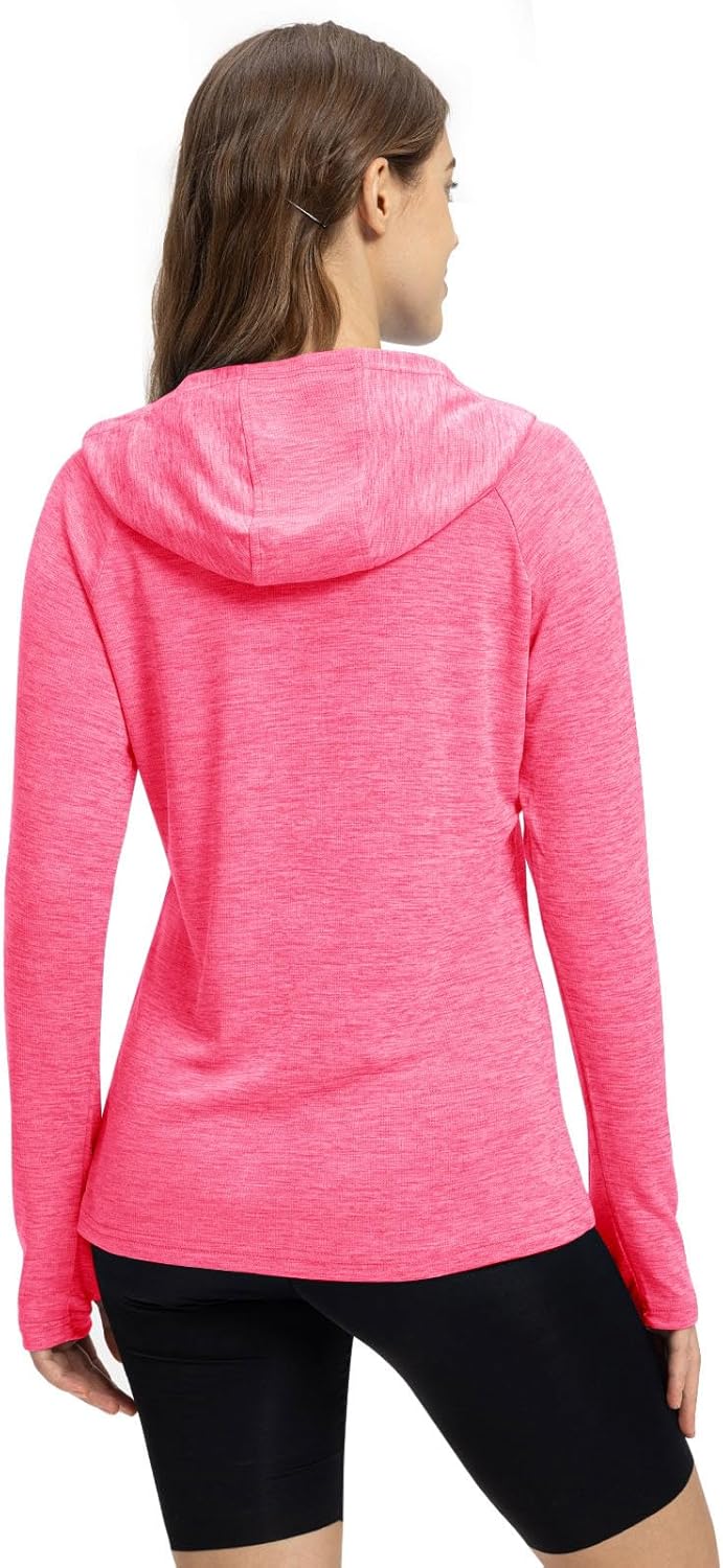 TBMPOY Womens UPF 50+ Sun Protection Hoodie Shirt Long Sleeve Fishing Hiking Outdoor UV Shirt Lightweight - Image 6